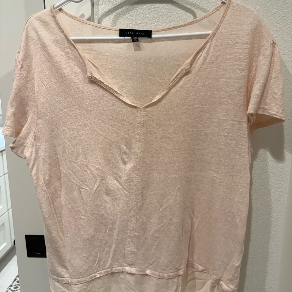 Sanctuary Pink Short Sleeve Tee